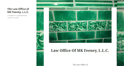 Desktop Screenshot of mkfeeneylaw.com